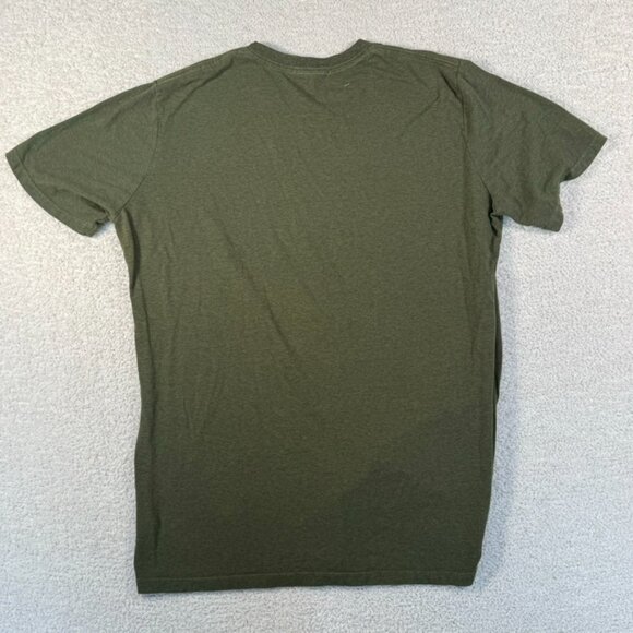 Gustin Mens Short Sleeve Tee T Shirt Green Size XL Workwear Basic Casual Cotton - Picture 2 of 9